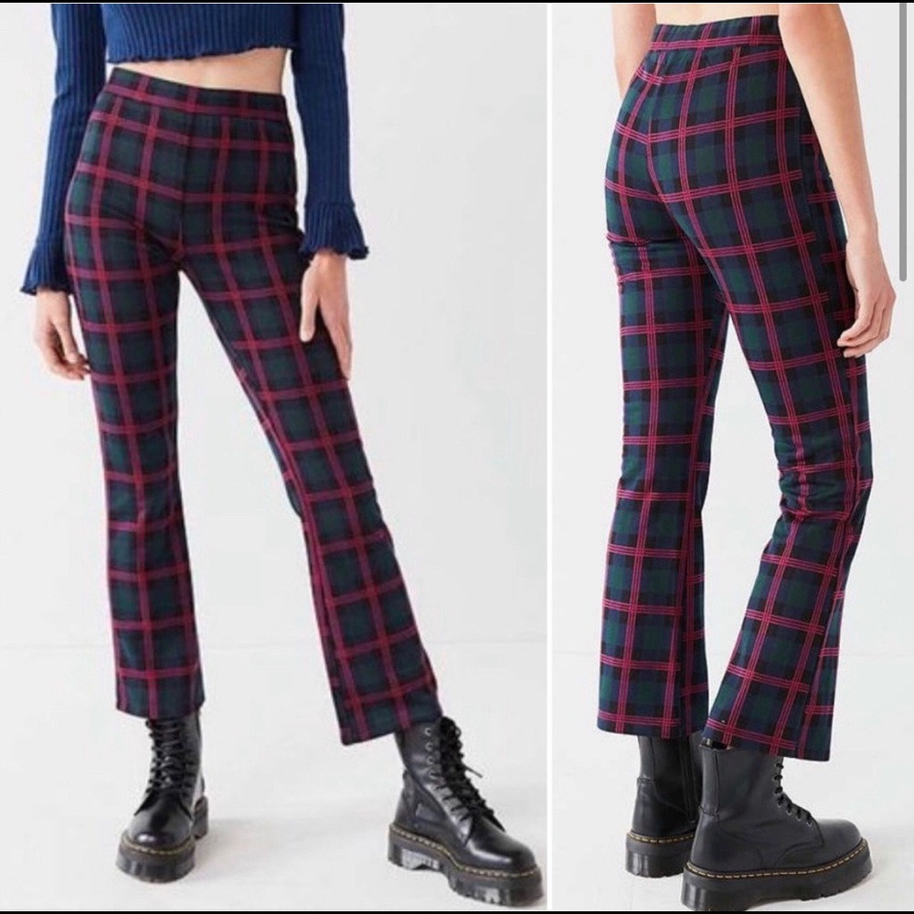 UO Casey kick flare cropped knit pants size XS